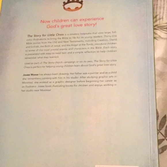 New hardcover book Bible for little ones - Picture 2 of 2